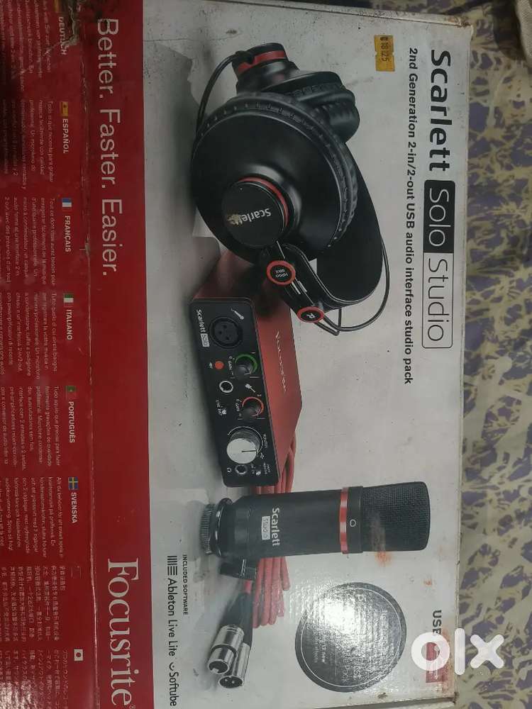Scarlett solo studio (2nd generation 2-in/2 out)