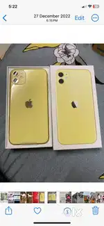I phone 11 64gb yellow