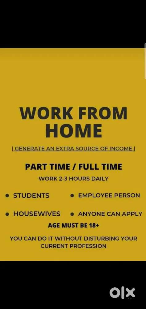 Online  work from  home