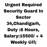 Institute Security Gaurd In Sector 34,Chandigarh