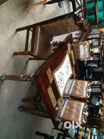 4 seater dining table in teak wood in light polish in STARF FURNITURE