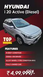 I20 active top model in best condition