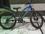 Gear cycle for boy or girl in blue colour