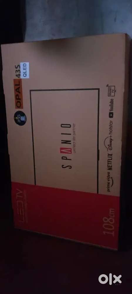 Spanio Qled 43 fresh piece contact me