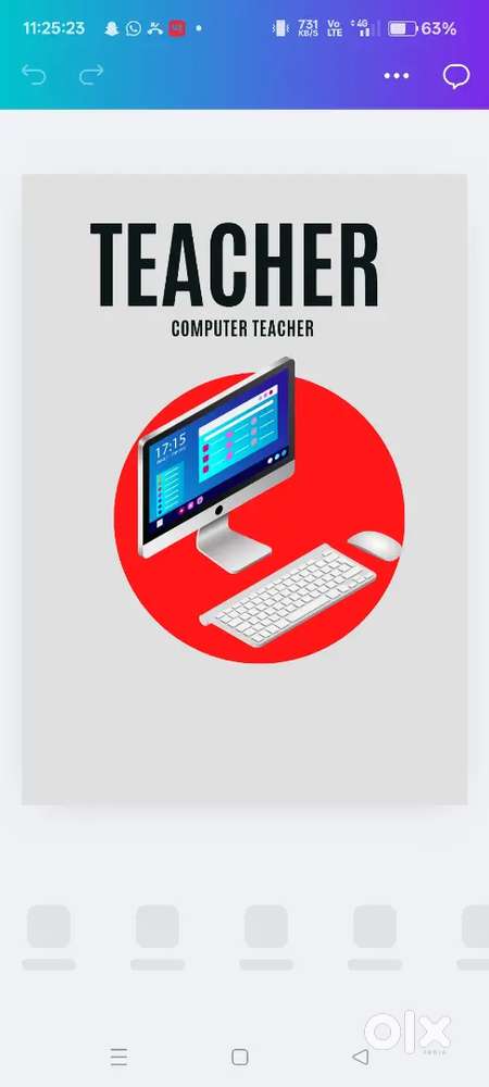 Computer teacher and tution teacher