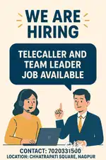 We are hiring new recruitment for telecaller / team leader