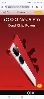 Gameing phone iQOO Neo 9 pro