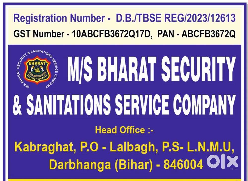 Security and sanitation