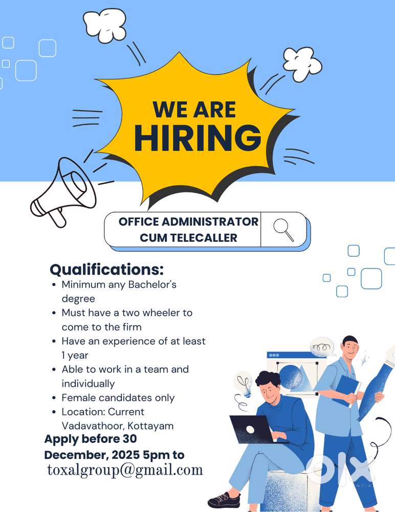 Office assistant cum telecaller