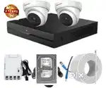 CCTV CAMERA SETUP CP PLUS 2 PCS WITH INSTALLATION