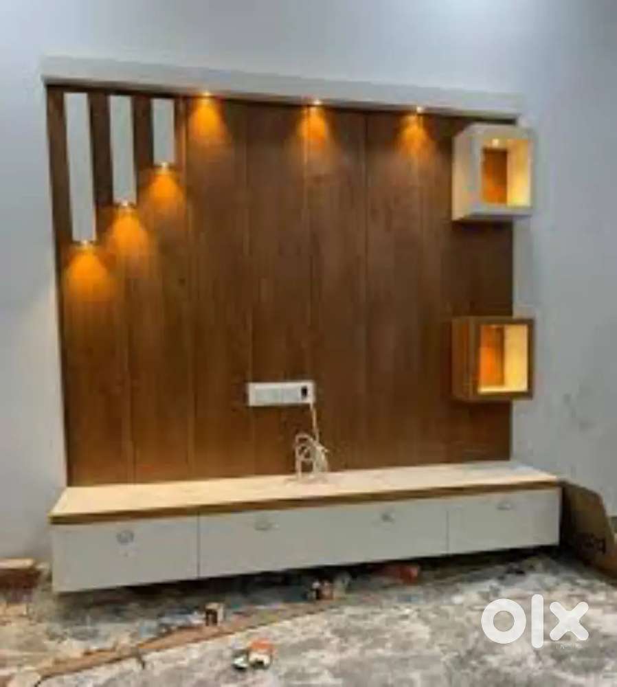 मकान में वुडन फर्नीचर और ओल वकॅ समाधान