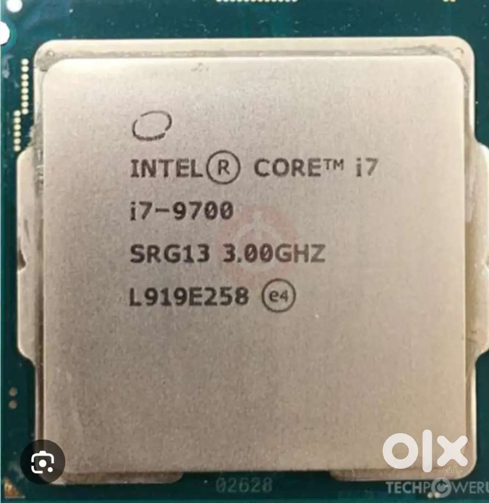 Intel i7 9Th Gen 9700 processor