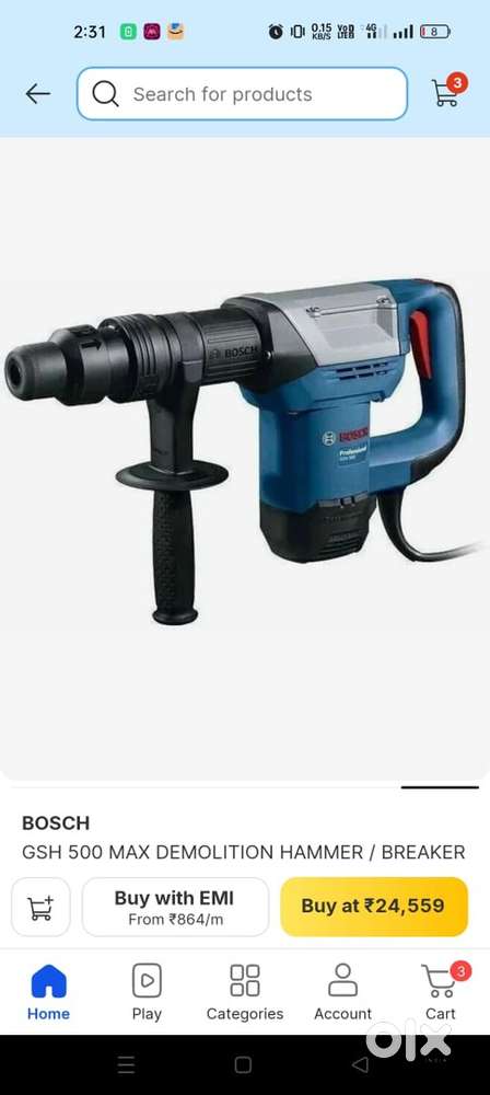 Bosch Breaker machine