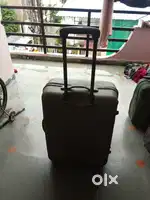 Suitcase American tourist