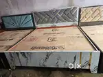 15 years guarantee pure wooden box wala bed