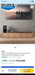 Sony ht 500 rf 5.1 channel