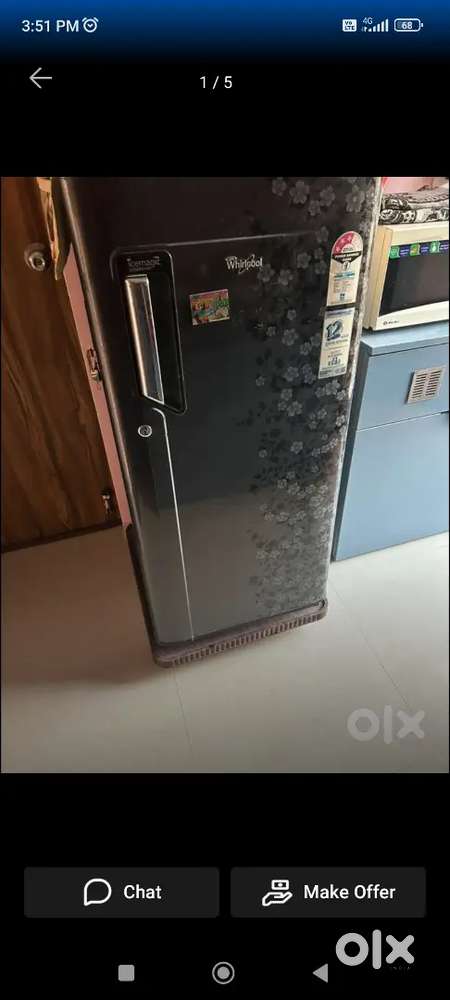 Want to sell whirlpool single door fridge