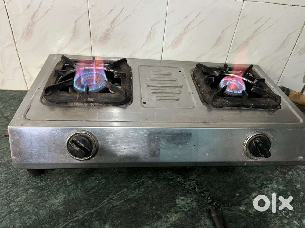 Stainless steel manual Gas stove (2 burners)