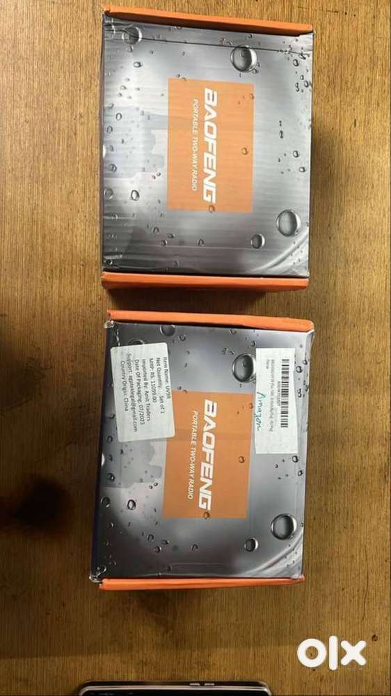 Baofeng UV 9R Plus Set of 2 Two-way Radio Walkie-Talkie