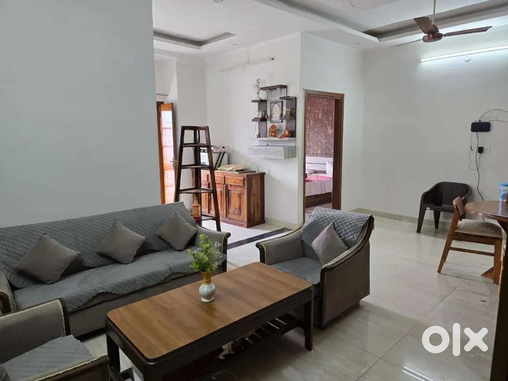 3 bhk society flat fully furnished near Rajpur road