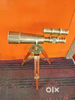 Antique 1915 yrs standing telescope 15 kms watching capacity range..