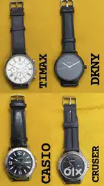 SELLING OFF PREOWNED MULTIPLE WATCHES TIMAX, CRUSER, DKNY, CASIO