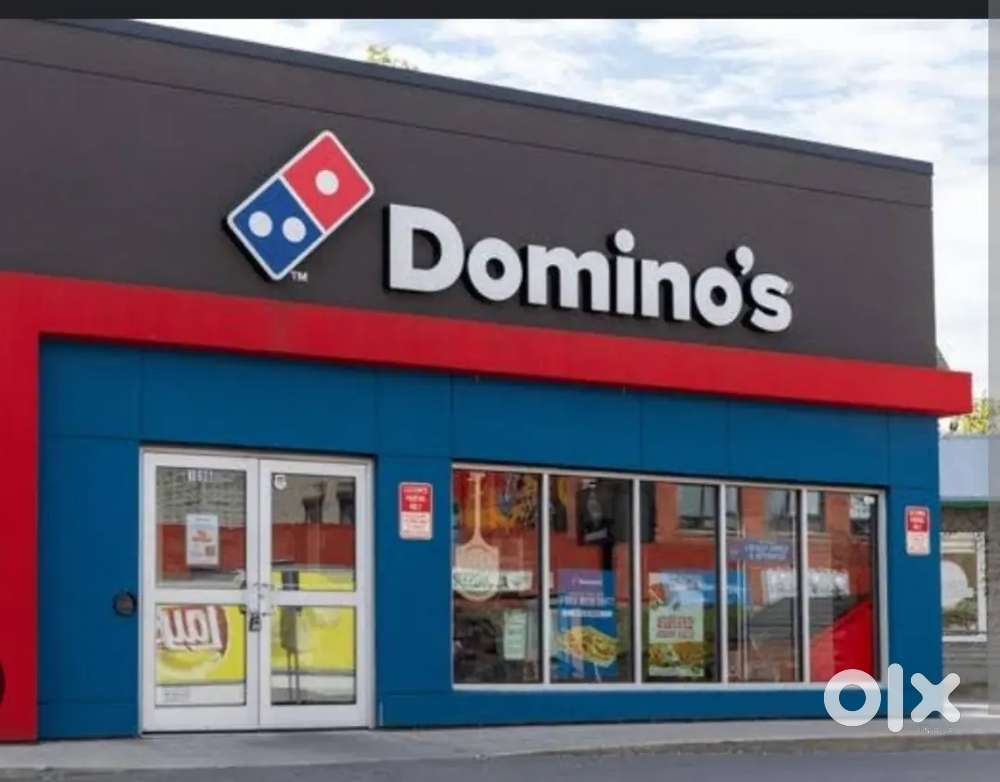 Delivery boy at dominos hiring start