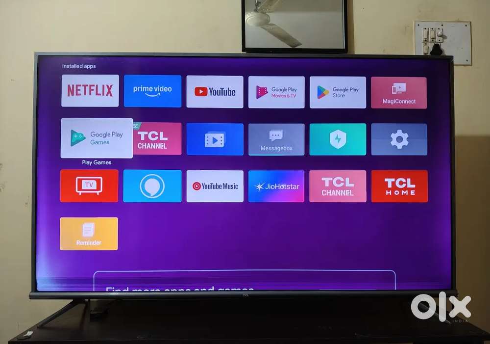 TCL (55P8E)55 inch 4K television (read details)
