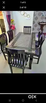 WELL MADE NEW SIX SEATER DINING TABLE WITH BEST RATE DESIGN QUALITY