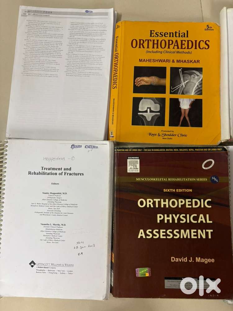Physiotherapy books (4th year)