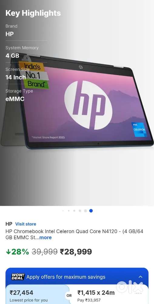 Hp CHROME BOOK TOUCH SCREEN FOR SALE