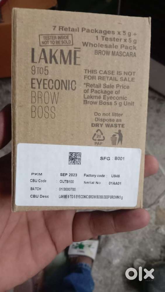 cosmetics packing job