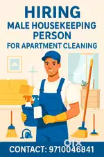 Housekeeping (apartment cleaning) Room & Food Free