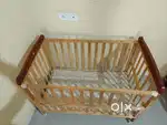 Baby bed / Baby Cot with mattress (Make of BABY HUG)