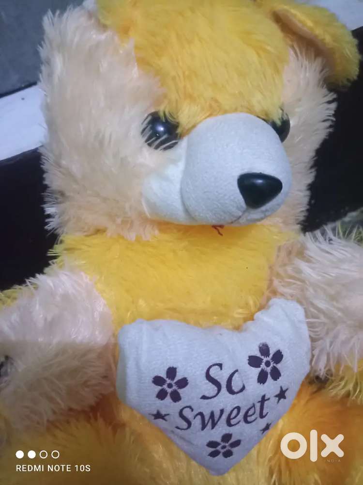 A beautiful yellow colour teddy bear