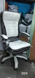 Ergonomic Leatherette Executive High Back Revolving Office Chair