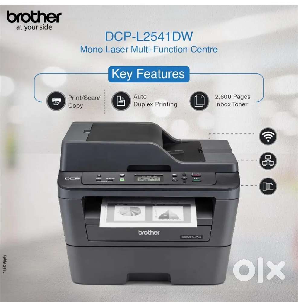 New brother printer box piece