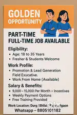 Work From Home / Male & Female