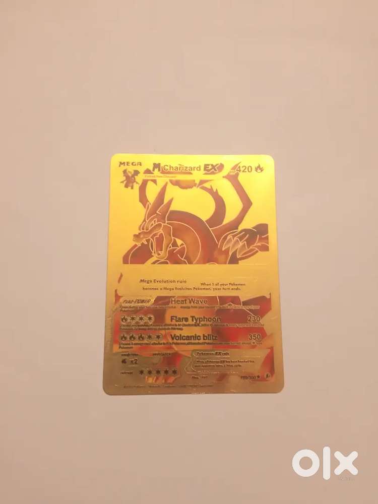 Golden Pokemon Card