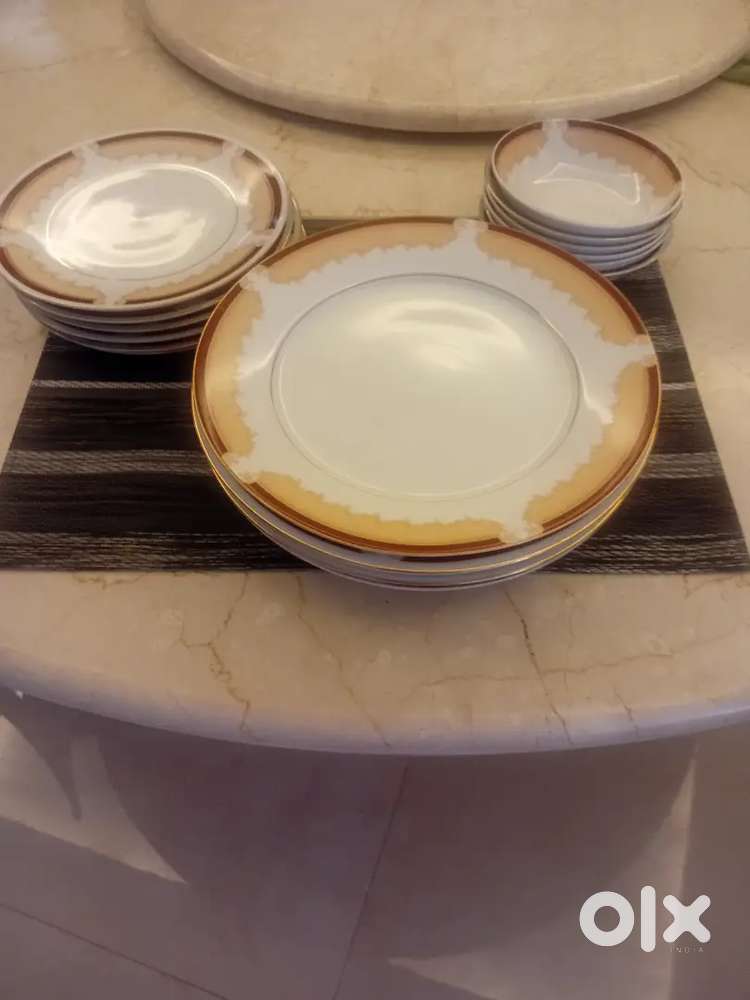 Dining Plates, Side Plates & Bowls Set Of Six Each