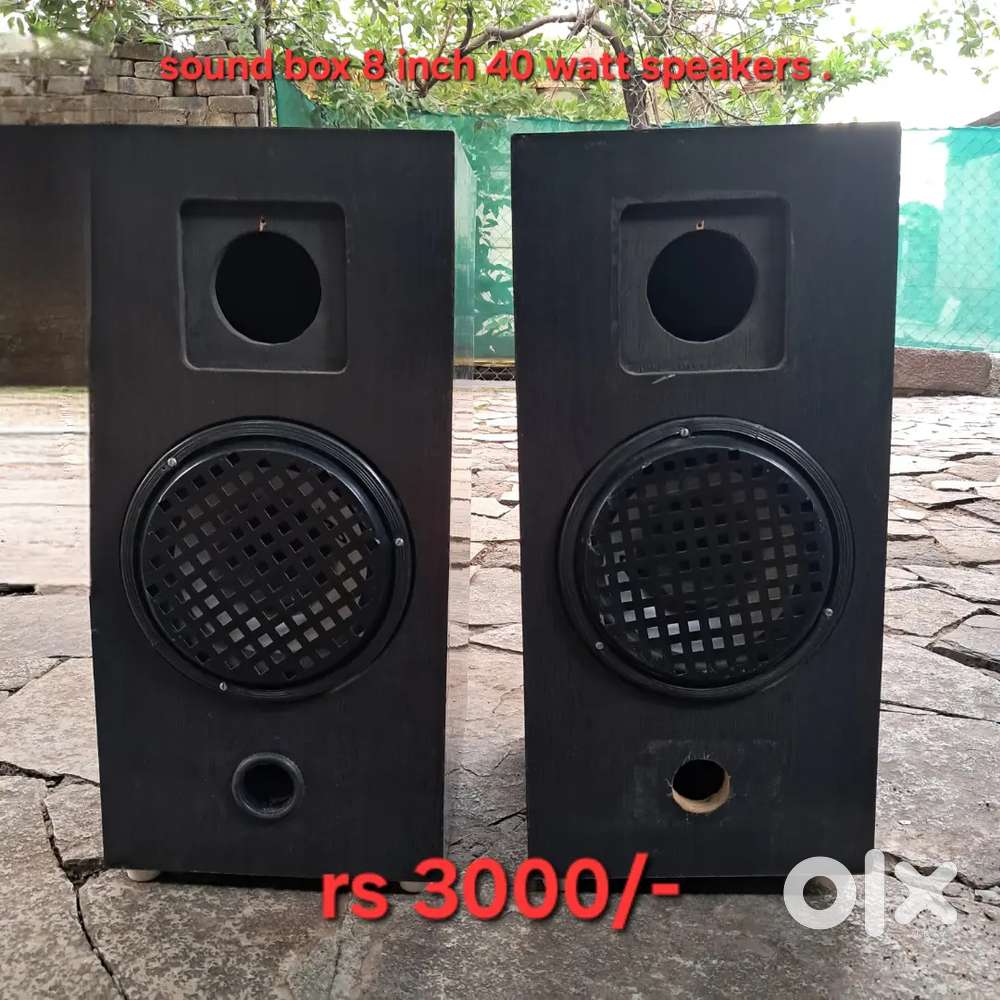 Sound cabinet and speakers &  Amplifier