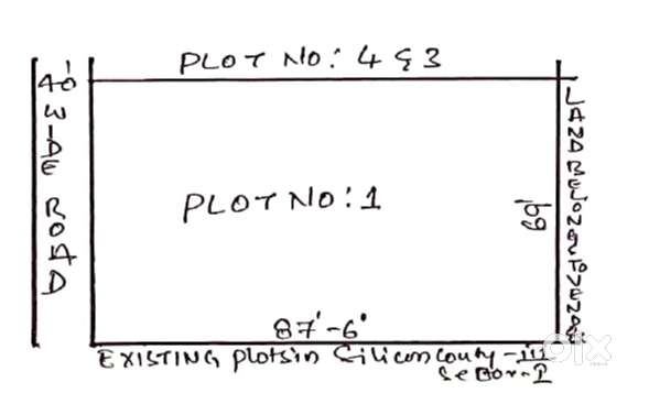 #671  Sq.Yards Plot For Sale Near Microsoft Data Center #KOTHUR