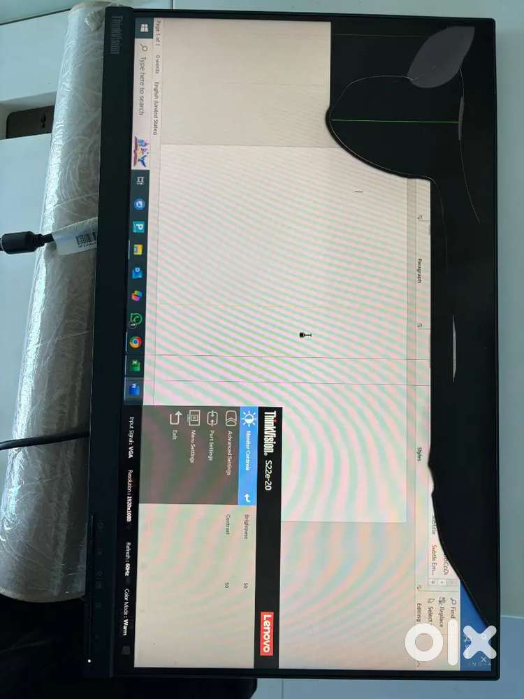 Scrap Monitors OF Samsung And Lenovo