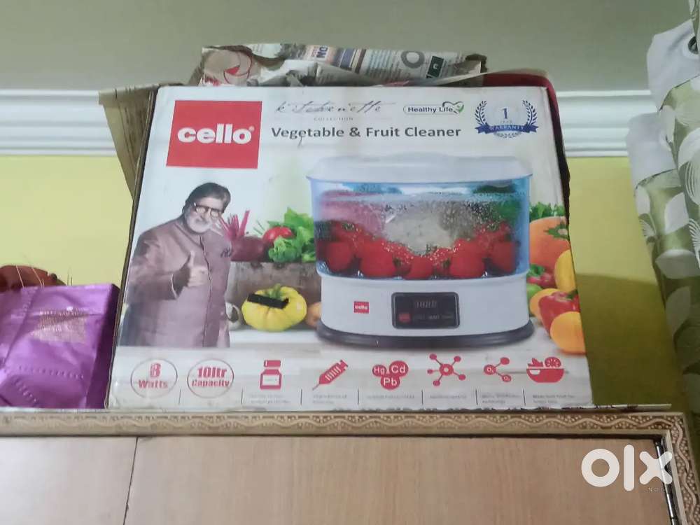 Cello vegetable and fruit washer