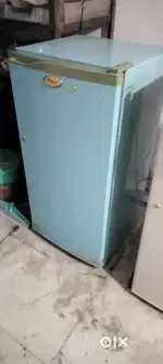 Sky blue colour single door fridge proper working condition good cool