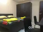 Newly  built  2 Bhk with AC bed Almira  geyser Ro  gas  fridge