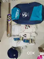 SG cricket kits also DYNA professional cricketer arm sleeves 5 metre