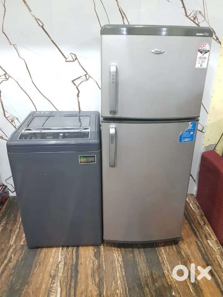 Whirlpool Mastermind 240L Double Door & Whirlpool 6.5KG Whitemagic T/L