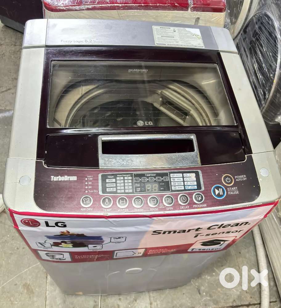 Rarly used L.G 6.2 kg turbo fully automatic washing machine