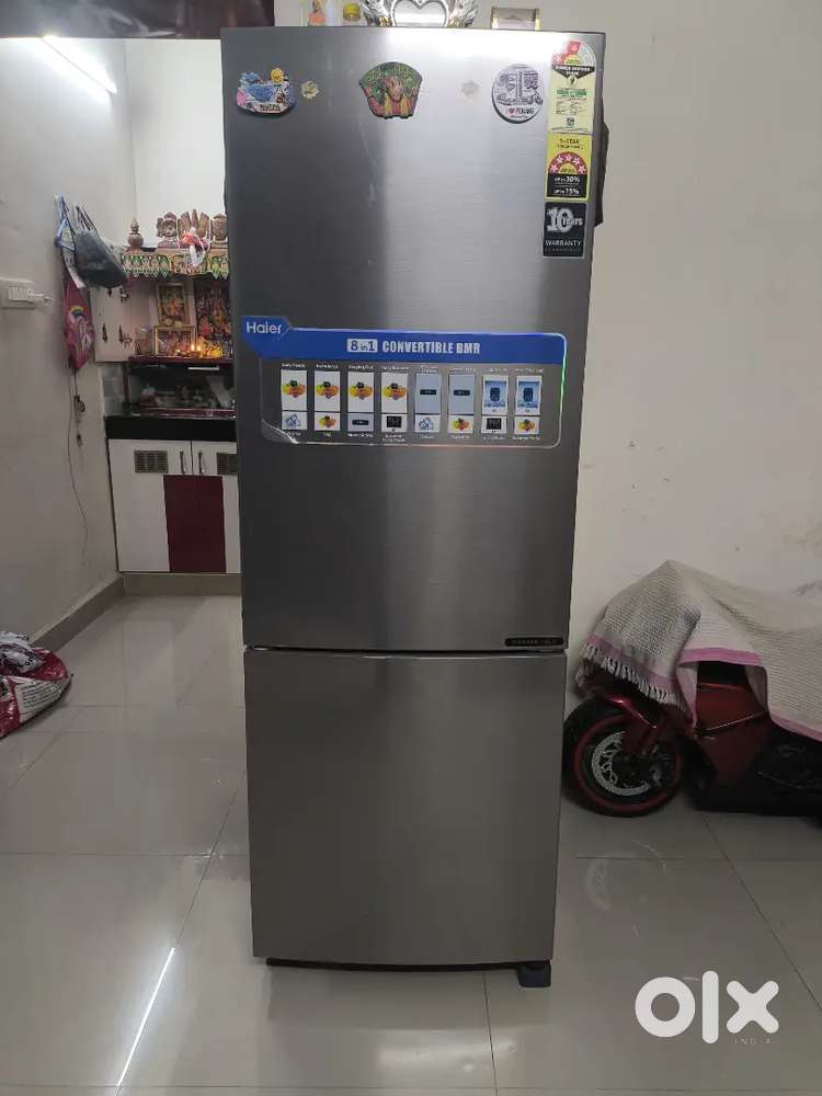 Haier 8 in 1 convertible refrigerator 256 lts